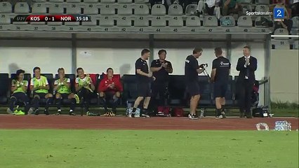 Martin Ødegaard marca golaço de livre pelos sub-21 da Noruega