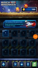 Brick Breaker Star Space King Level 1