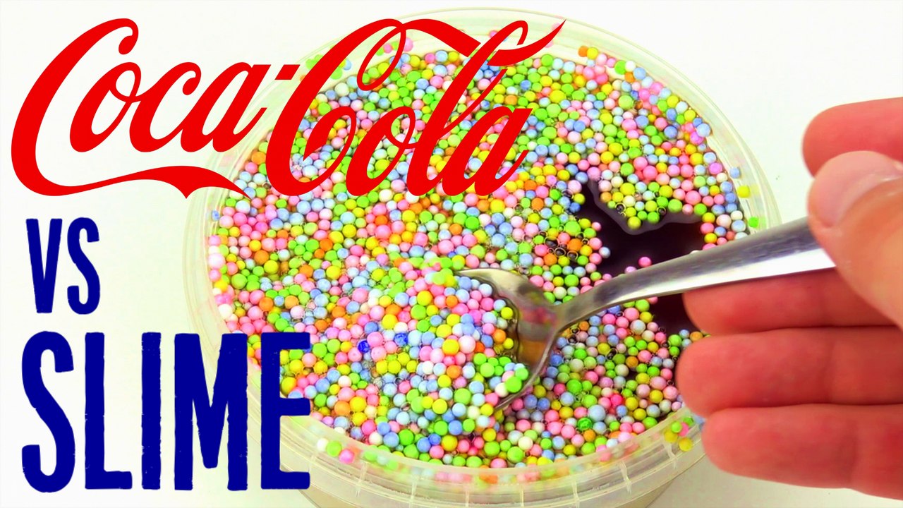 SLIME vs COCA COLA | What happens if you mix coke with Slime