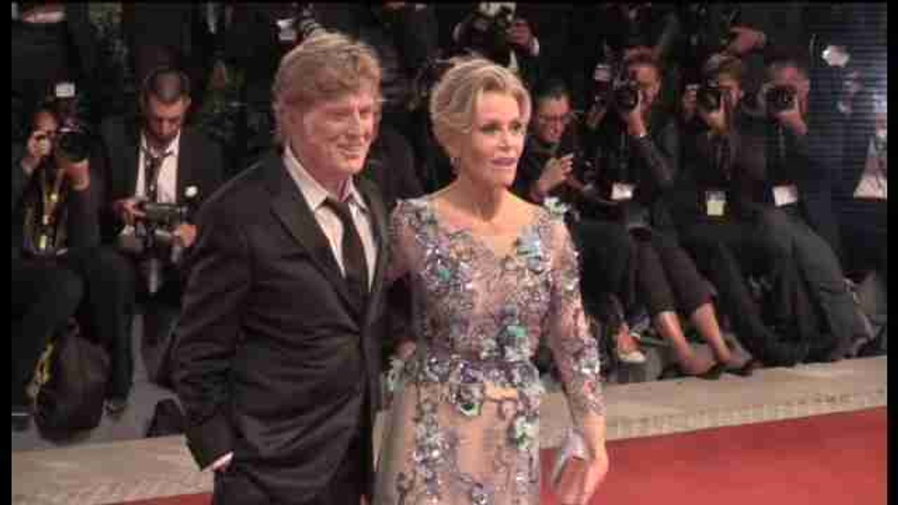 Robert Redford y Jane Fonda conquistan la alfombra roja de la "Mostra" de Venecia