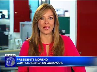 El Presidente Lenin Moreno cumple agenda de actividades en Guayaquil