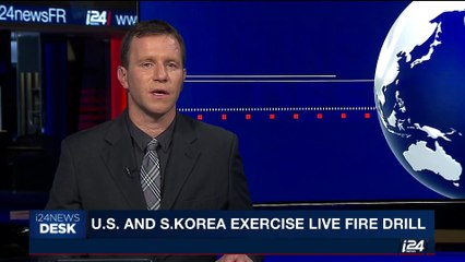 i24NEWS DESK | U.S. and S.Korea exercise live fire drill | Friday, September 1st 2017