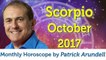 Scorpio October 2017 Horoscope