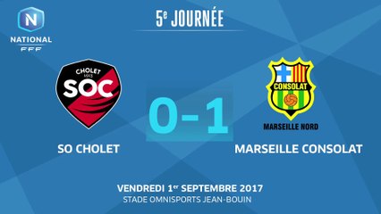 J5 : SO Cholet – GS Marseille Consolat (0-1), le résumé