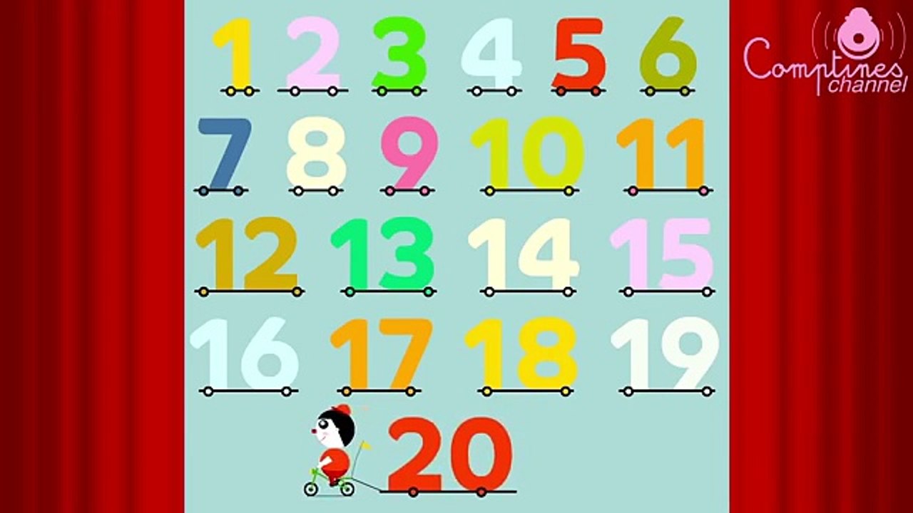 Un et un à un un à fr dans verser dessin animé apprendre les chiffres français comptines bébé apprendre comp