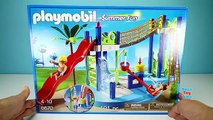 Animales para divertido Niños juego piscina Mar diapositiva juguete vídeo con Playmobil