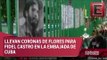 Rinden homenaje a Fidel Castro en Embajada de Cuba en México