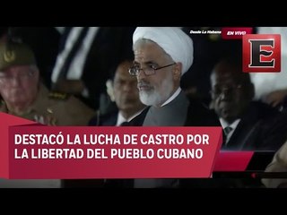 Скачать видео: Vicepresidente de Irán expresa condolencias a Cuba en Funeral de Fidel Castro