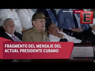 Mensaje de Raúl Castro en el funeral de Fidel en La Habana