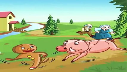 The Gingerbread Man - Animated Fairy Tales for Children