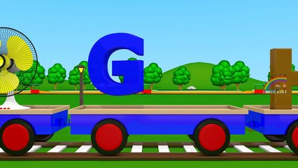 An Alphabet Train, Learning alphabets for kids, abc train youtube