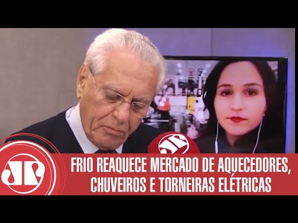 Frio reaquece mercado de aquecedores, chuveiros e torneiras elétricas | Jornal da Manhã | Jovem Pan