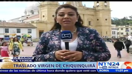 Lienzo de la virgen Chiquinquirá llegó a Bogotá y estará ubicado en un altar de la catedral primada