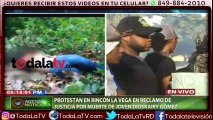 Protestan en Rincón La Vega en reclamo de justicia por muerte de joven Dioskairy Gómez-Video