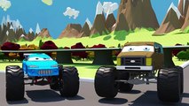 Monster Truck Tuning in Monster Truck Garage | New Monster Truck Adventures for KIDS | EPI