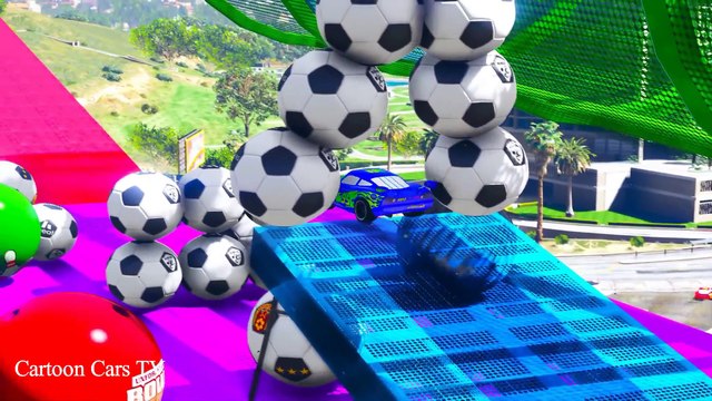 Disney Cars 3 Lightning McQueen Truck Vehicle 3D Nursery Rhymes Songs Compilation for kids