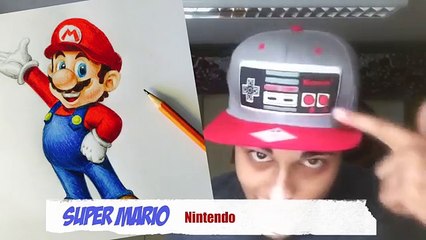 Dibujo dibujos súper 1min mario 3d nintendo comix