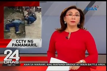 24 Oras: Pamamaril ng 2 pulis sa isang sundalo, nakunan pala ng CCTV