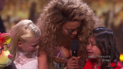 Results Quarter Finals Angelica Hale & Darci Lynne America's Got Talent 2017 - Round 1