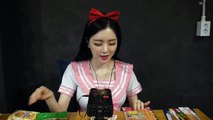 한국어 ASMR eating sound / 불량식품 / korea junk food (?) / 잇팅사운드