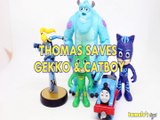 THOMAS SAVES GEKKO & CATBOY ZERO SUIT SAMUS THOMAS & FRIENDS SULLEY PJ MASKS Toys BABY Videos, NICKELODEON , SUPER SMASH