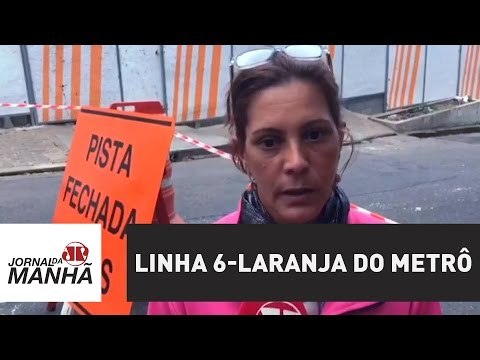 Obras da Linha 6-Laranja devem durar três anos | Jornal da Manhã | Jovem Pan
