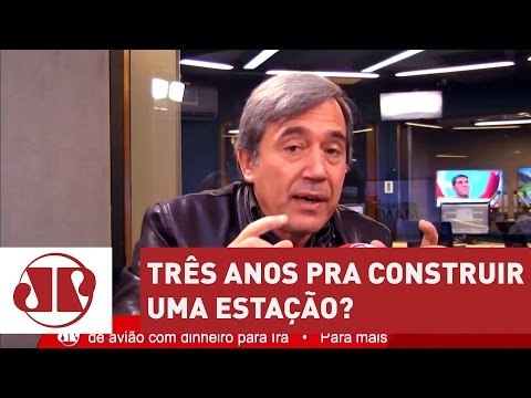 Eu construo em um ano , diz Villa sobre obras do Metrô de SP | Marco Antonio Villa | Jovem Pan