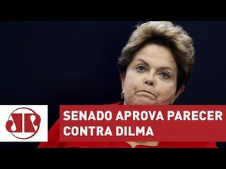 Download Video: Senado aprova, por 59 votos a 21, parecer contra Dilma | Jornal da Manhã | Jovem Pan