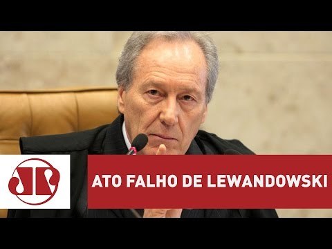 Em ato falho , Lewandowski chama Cardozo de nosso advogado | Jornal da Manhã | Jovem Pan