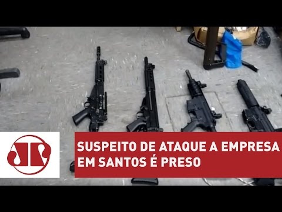 Polícia prende participante de ataque contra empresa em Santos | Jornal da Manhã | Jovem Pan
