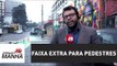Projeto de faixa extra para pedestres em SP avança | Jornal da Manhã | Jovem Pan