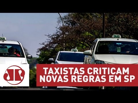 Taxistas criticam novas regras em SP | Jornal da Manhã | Jovem Pan