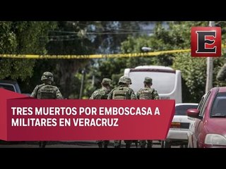 Emboscada contra militares en Veracruz