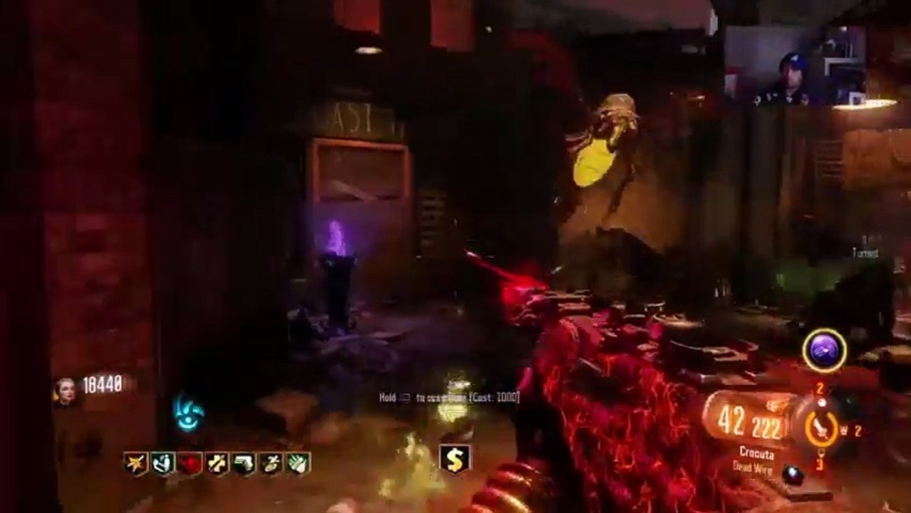 BLACK OPS 3 ZOMBIES (  SHADOWS OF EVIL  ) ROUND 100 ATTEMPT (2)