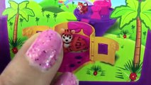 Mom & Baby Tigers Bath Water Play Playset Hut House Jungle In My Pocket Cookieswirlc Unbox