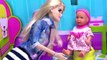 Baby Doll Potty Training - Barbie baby doll eat & poop - fun potty toy My Disney Toys