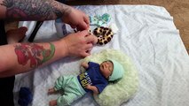 Bébé bain corps poupée poupées première complet réaliste mini- réaliste Silicone f