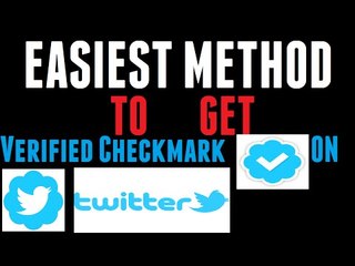EASIEST METHOD to get Verified Checkmark on Twitter!