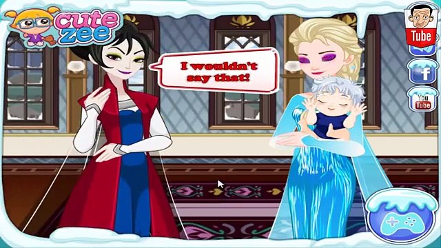 Зомби Детка замороженный Эльза Детка зомби забота Детка Игры Улица