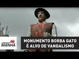 Monumento Borba Gato, em Santo Amaro, é alvo de vandalismo | Jornal da Manhã | Jovem Pan