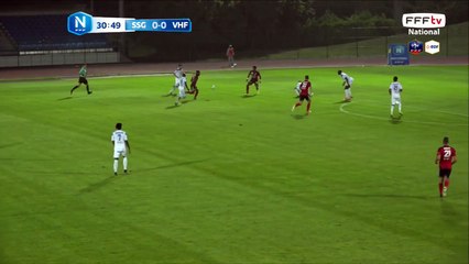 Carton Jaune sur cette faute devant la surface