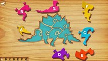 A B C dinosaurio dinosaurios educativo primero primera divertido juego Niños Aprender rompecabezas vídeos