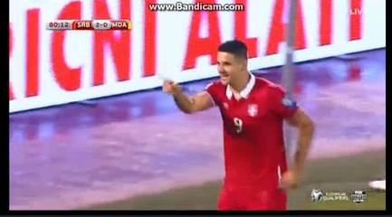 Goal  A.Mitrovic  HD Serbia 3 - 0 Moldova 02.09.2017 HD