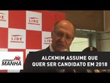 Alckmin assume que quer ser candidato em 2018 | Jornal da Manhã