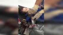 2 Yaşındaki Çocuk Elini Kıyma Makinesine Kaptırdı