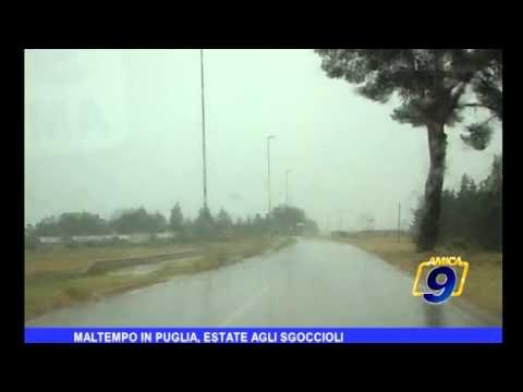 Maltempo in Puglia, estate agli sgoccioli