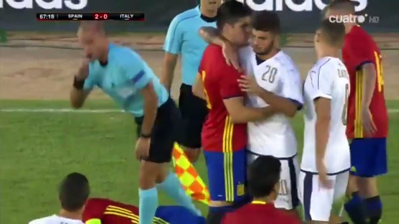 Dani Ceballos Horrible Injury vs Italy