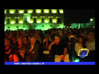 Trani | Gino Paoli chiude il TIF