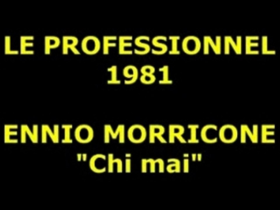 ENNIO MORRICONE  "Chi Mai"  1981