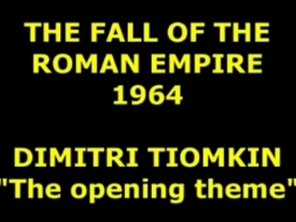 DIMITRI TIOMKIN "The fall of the roman empire" 1964